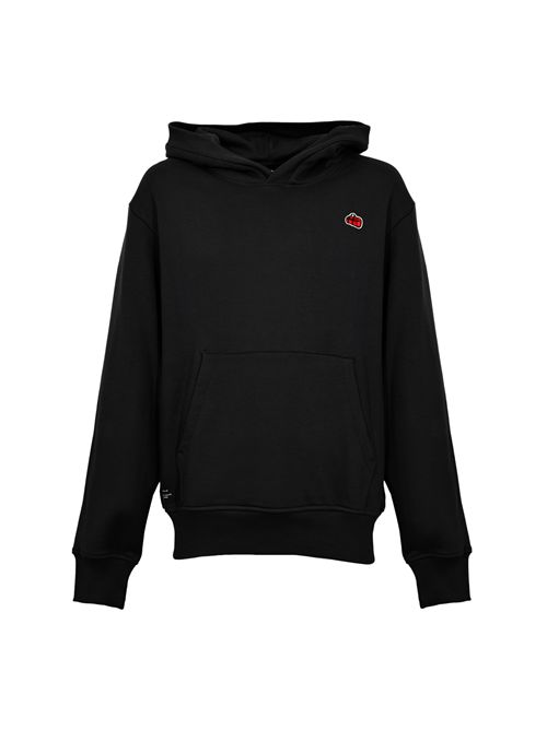 Felpa in cotone con patch ricamo bag Nero The North Face | NF0A8EU8JK31